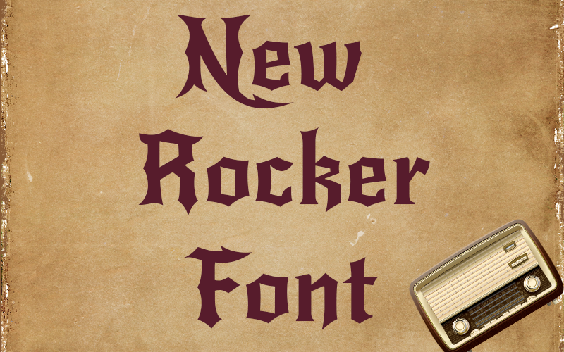 New Rocker Font